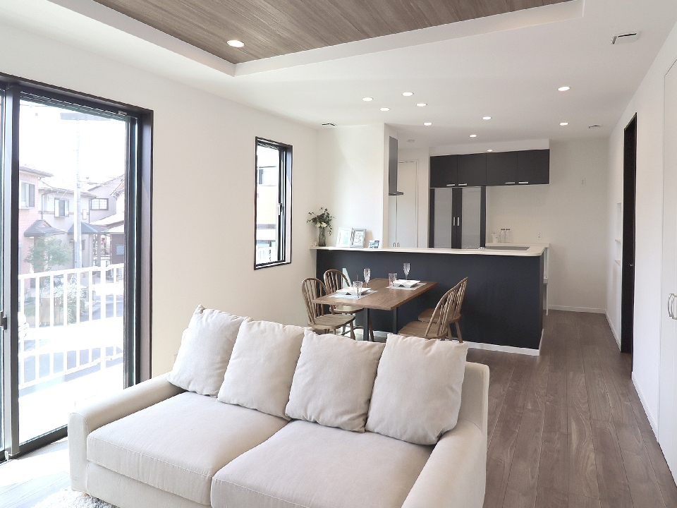 モダンでお洒落なダイニングキッチン